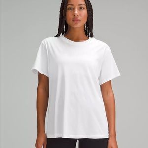 NWT Lululemon All Yours Boyfriend Tee White Size 8